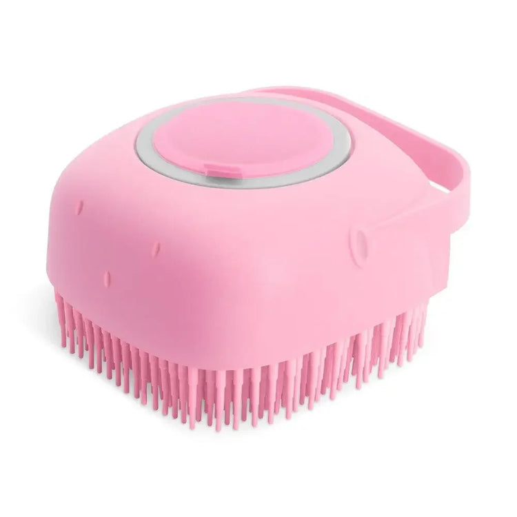 Brosse de Shampooing pour Chien et Chat - Peigne Massant Silicone Doux 80ml