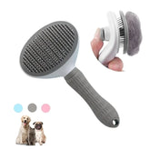 Brosse pour Chien et Chat - Peigne en Acier Inoxydable pour Poils Longs, Soins et Toilettage des Animaux