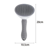 Brosse pour Chien et Chat - Peigne en Acier Inoxydable pour Poils Longs, Soins et Toilettage des Animaux