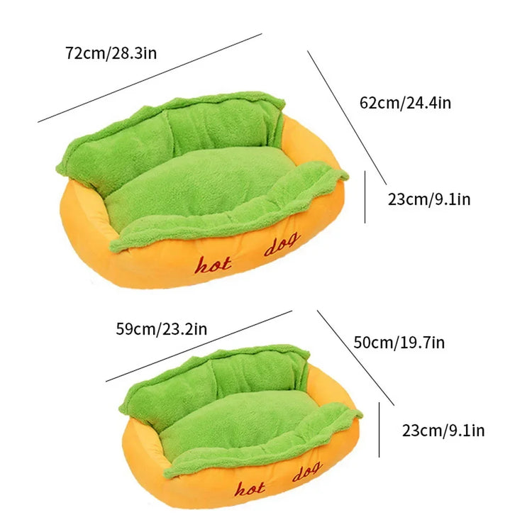 Lit pour Chien et Chat – Matelas Douillet, Chaud, Amovible et Lavable