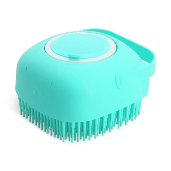 Brosse de Shampooing pour Chien et Chat - Peigne Massant Silicone Doux 80ml